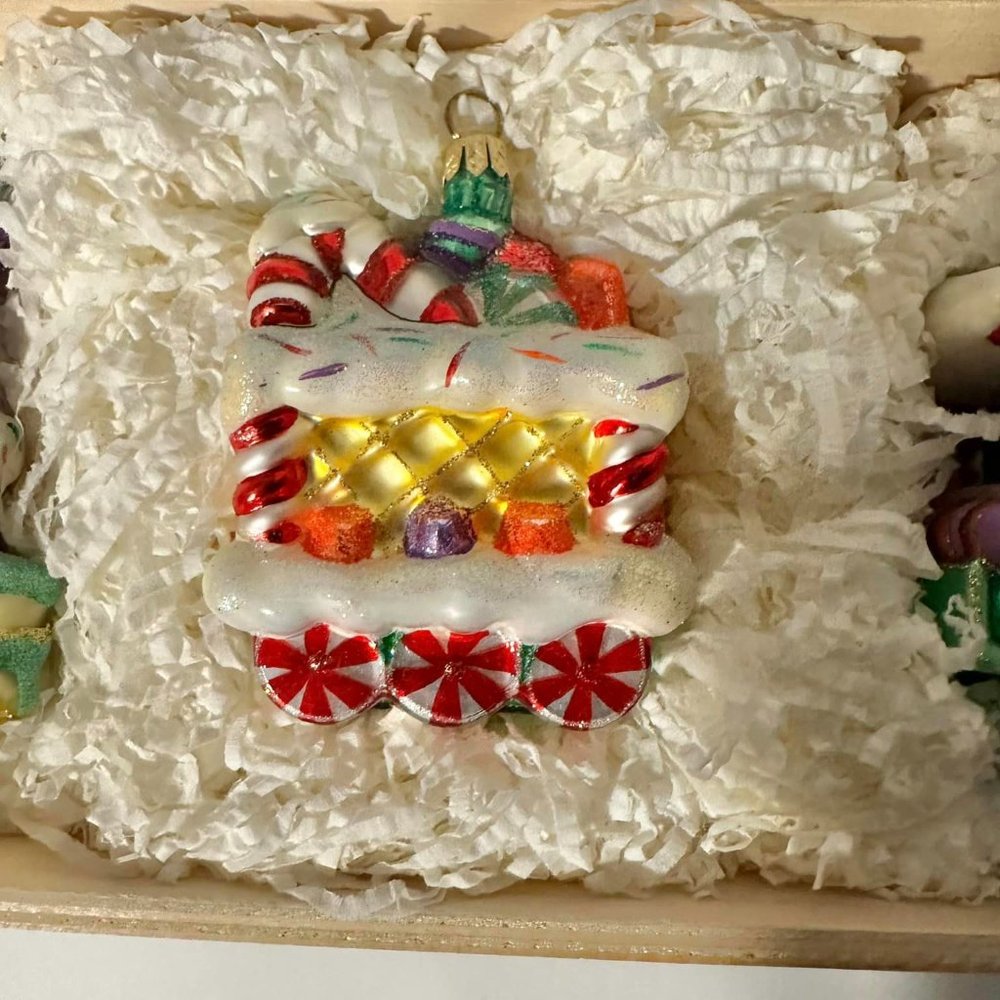 Mint Condition Polonaise RARE Kurt S Adler Glass Christmas Candy Land Train - Picture 3 of 16